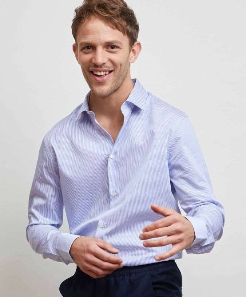 Men´s Easy Care Striped Shirt Baptiste