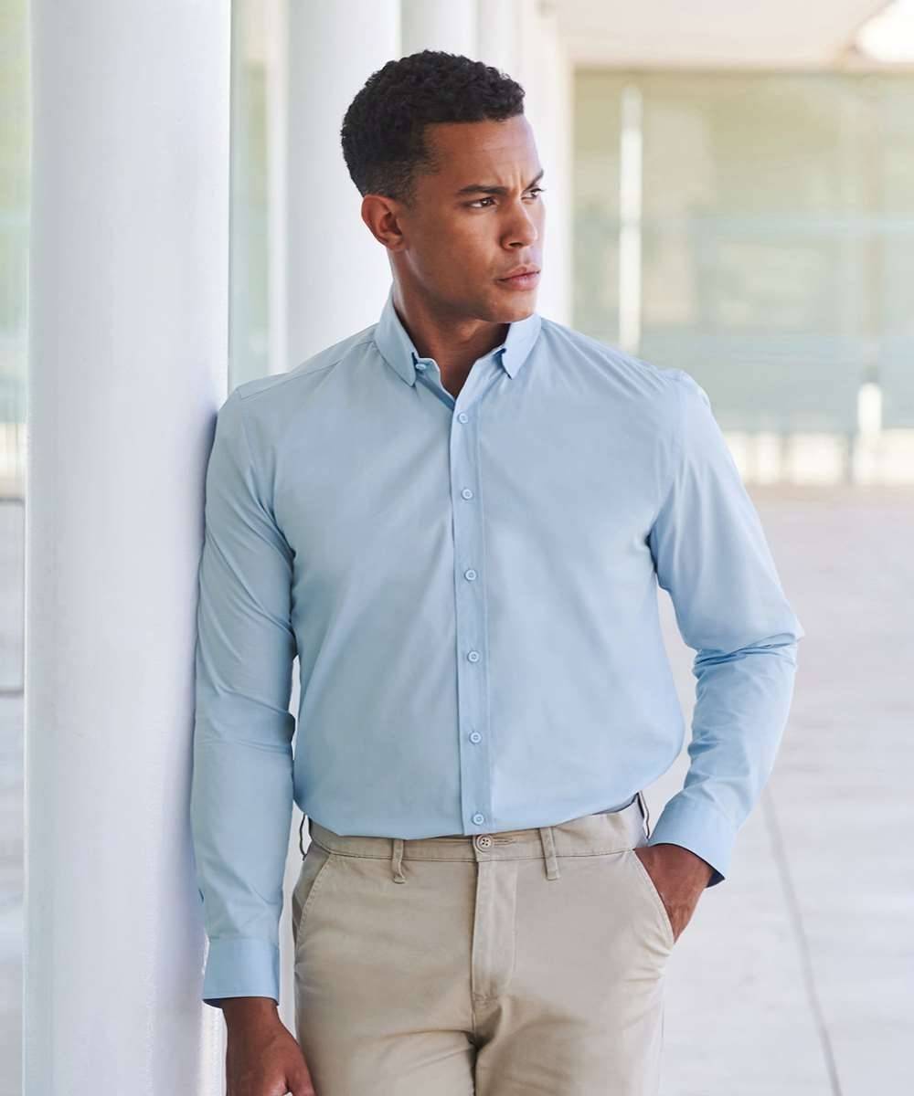 Men´s Long Sleeved ´Cotton Feel´ Coolplus® Shirt