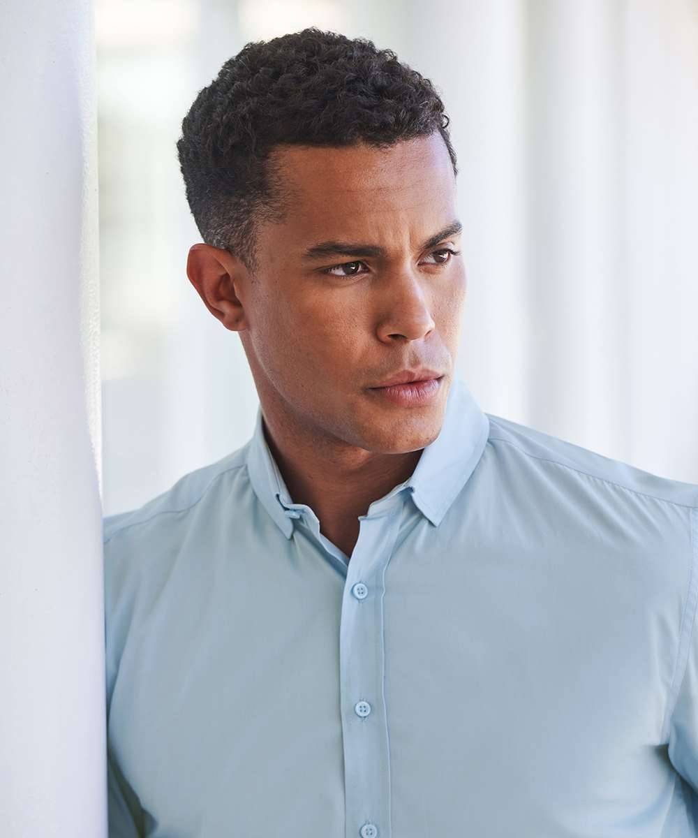 Men´s Long Sleeved ´Cotton Feel´ Coolplus® Shirt