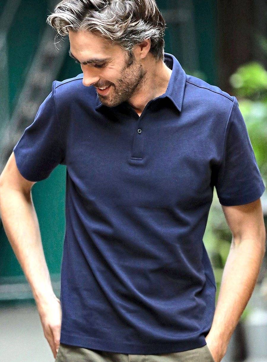 Men´s Mercerised Jersey Polo Shirt Relax Oscar