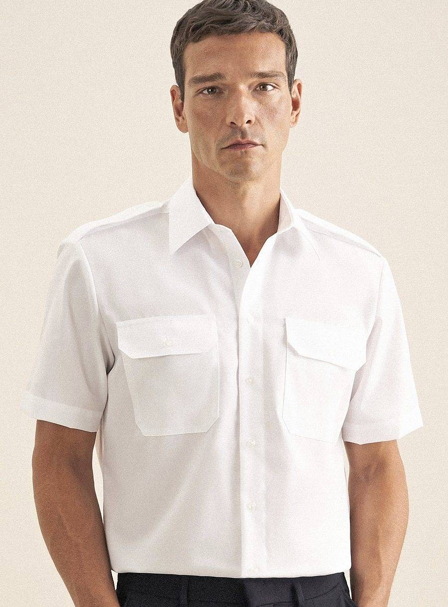 Men´s Pilot Shirt Regular Shortsleeve