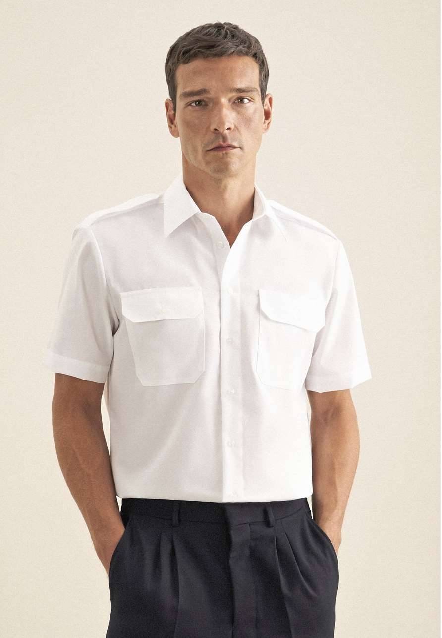 Men´s Pilot Shirt Regular Shortsleeve