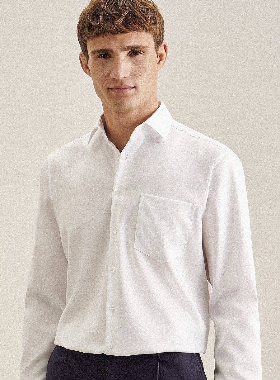 Men´s Shirt Regular Fit Fine Twill Longsleeve