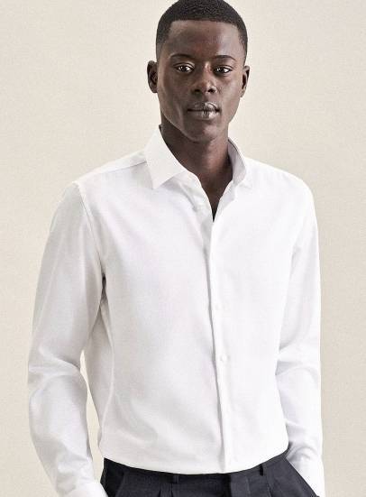 Men´s Shirt Slim Fit Fine Twill Longsleeve