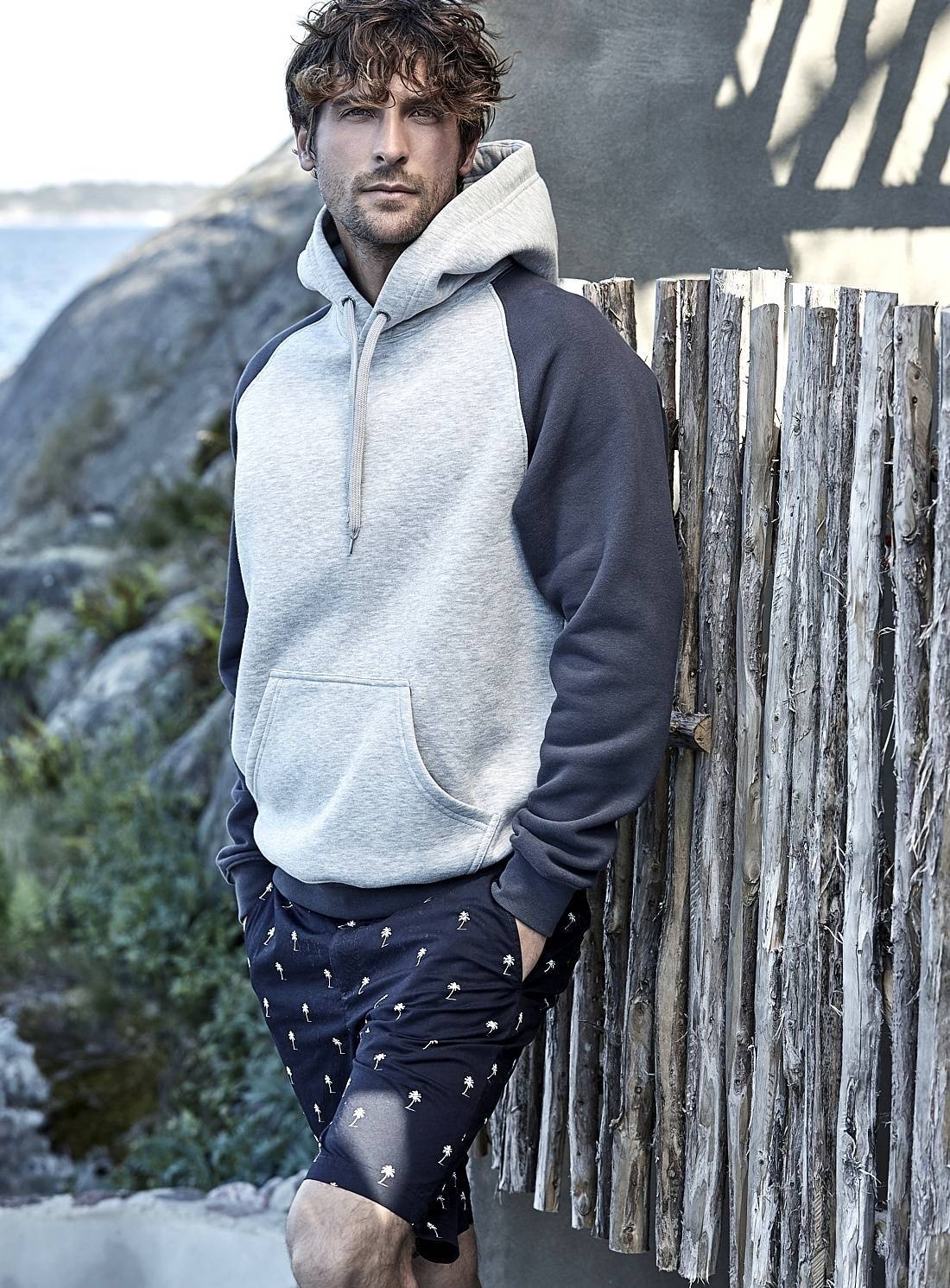 Męska bluza dwukolorowa kangurek Tee Jays Two-Tone