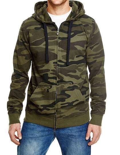 Męska bluza moro z kapturem Camo Hooded