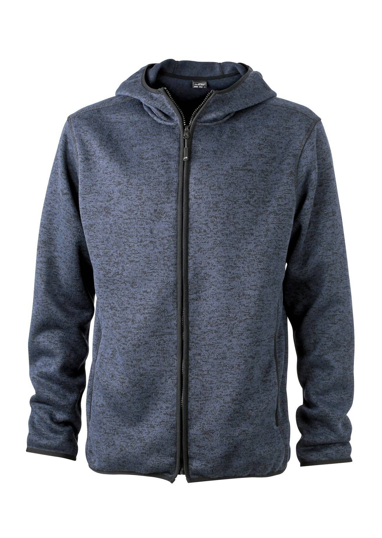 Męska bluza polarowa z kapturem Knitted Fleece Hoody