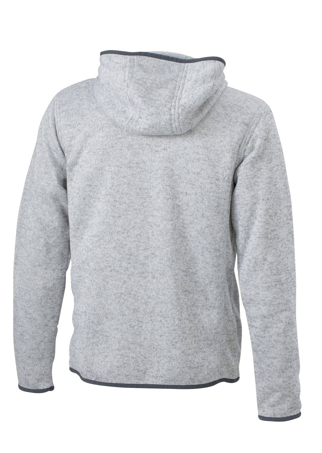 Męska bluza polarowa z kapturem Knitted Fleece Hoody