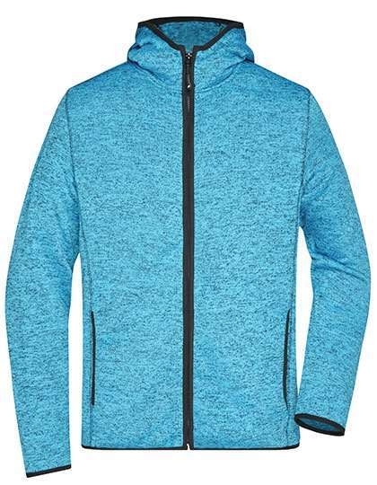 Męska bluza polarowa z kapturem Knitted Fleece Hoody