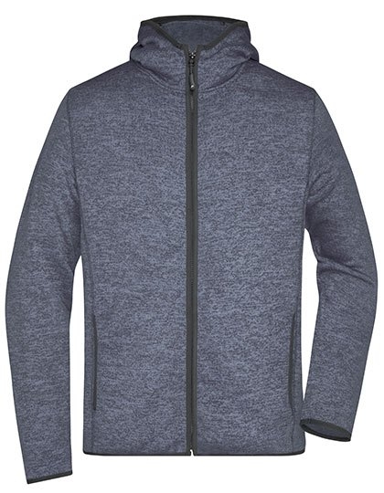 Męska bluza polarowa z kapturem Knitted Fleece Hoody