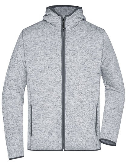 Męska bluza polarowa z kapturem Knitted Fleece Hoody