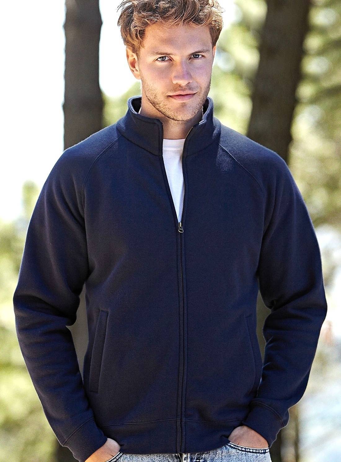 Męska bluza rozpinana na zamek Premium