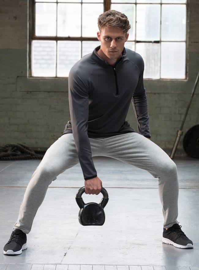 Męska Bluza sportowa z krótkim zamkiem Cool