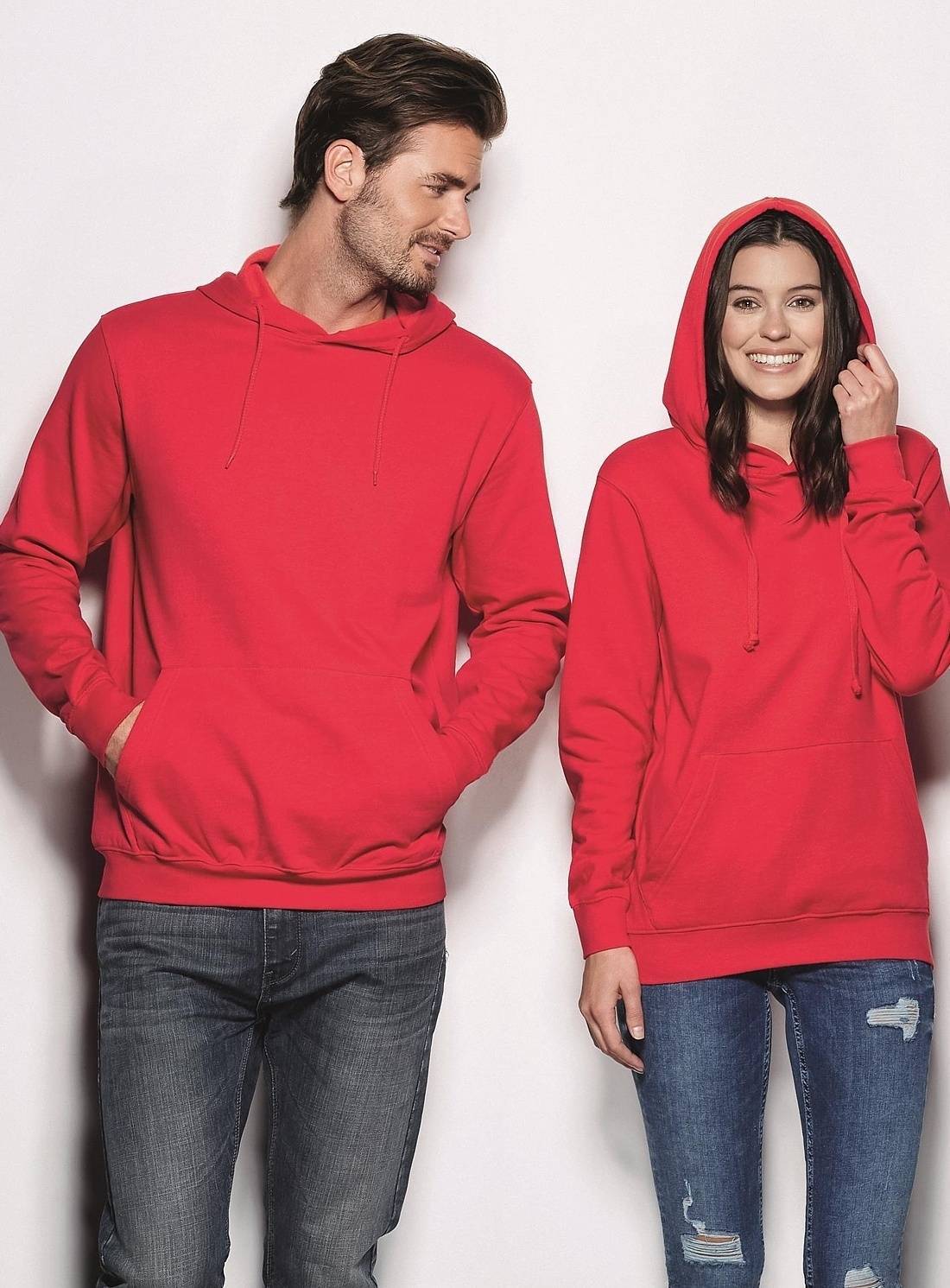 Męska bluza z kapturem i kieszeniami