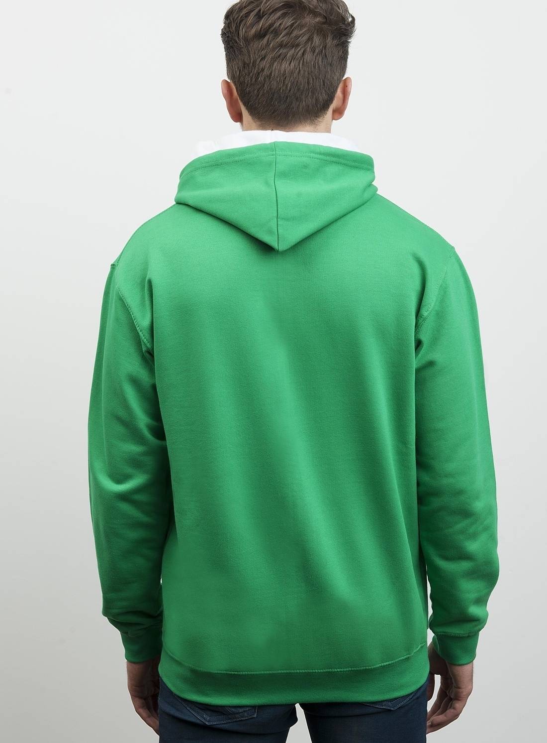 Męska bluza z kapturem na zamek Varsity Zoodie