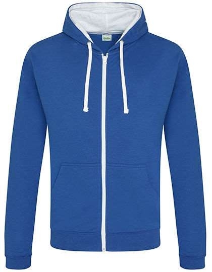 Męska bluza z kapturem na zamek Varsity Zoodie