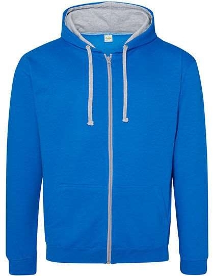 Męska bluza z kapturem na zamek Varsity Zoodie