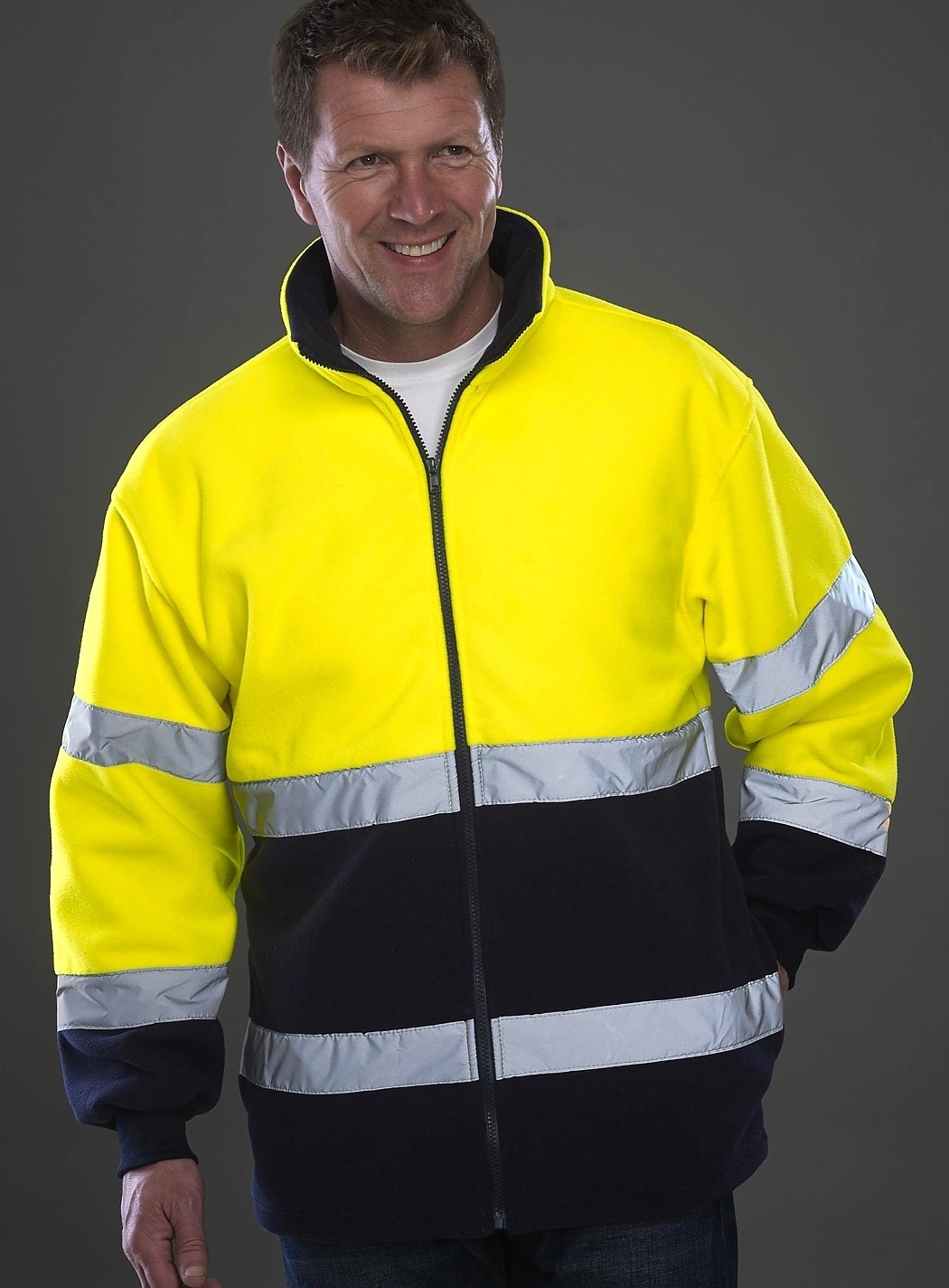 Męska bluza z odblaskowymi elementami High Visibility