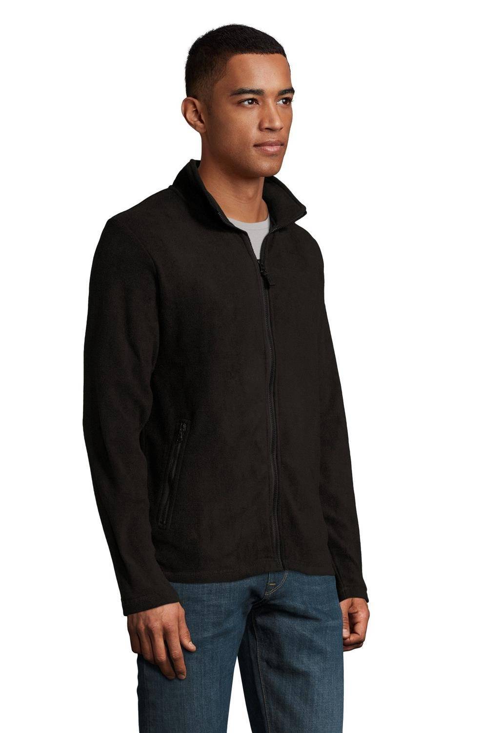 Męska bluza z polaru na długi zamek