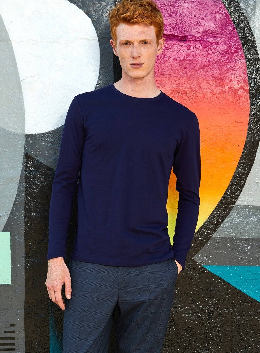 Męska bluzka B&C z bawełny organicznej