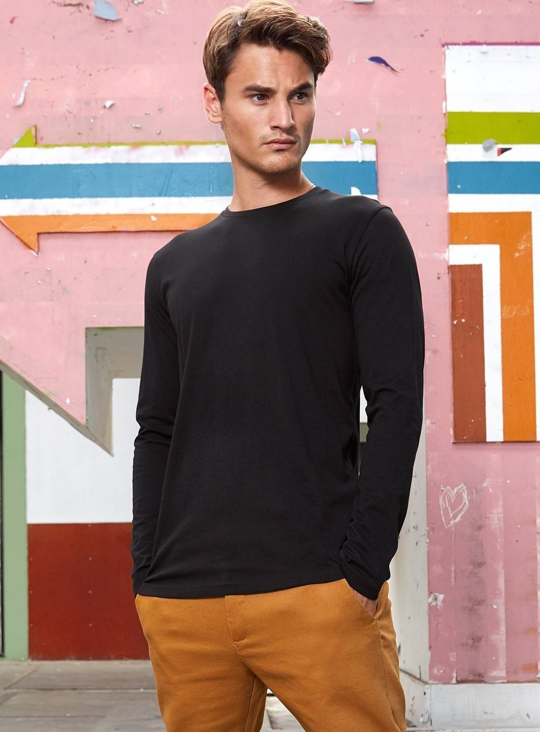 Męska bluzka B&C z bawełny organicznej