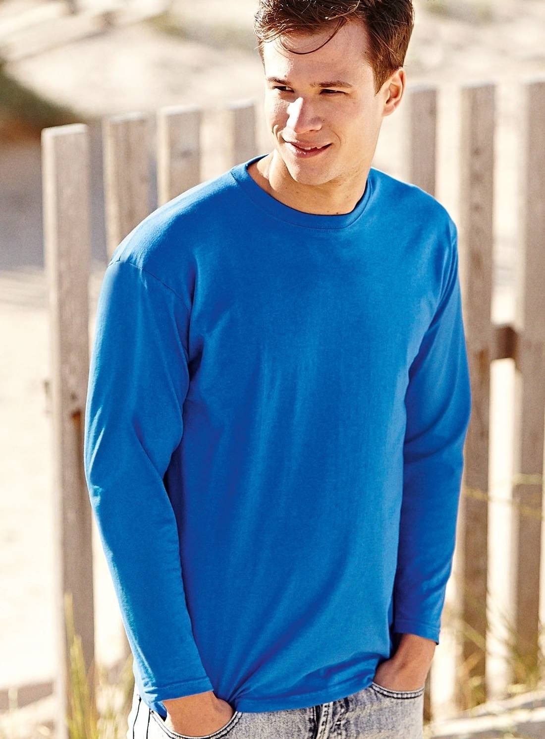 Męska bluzka z długim rękawem