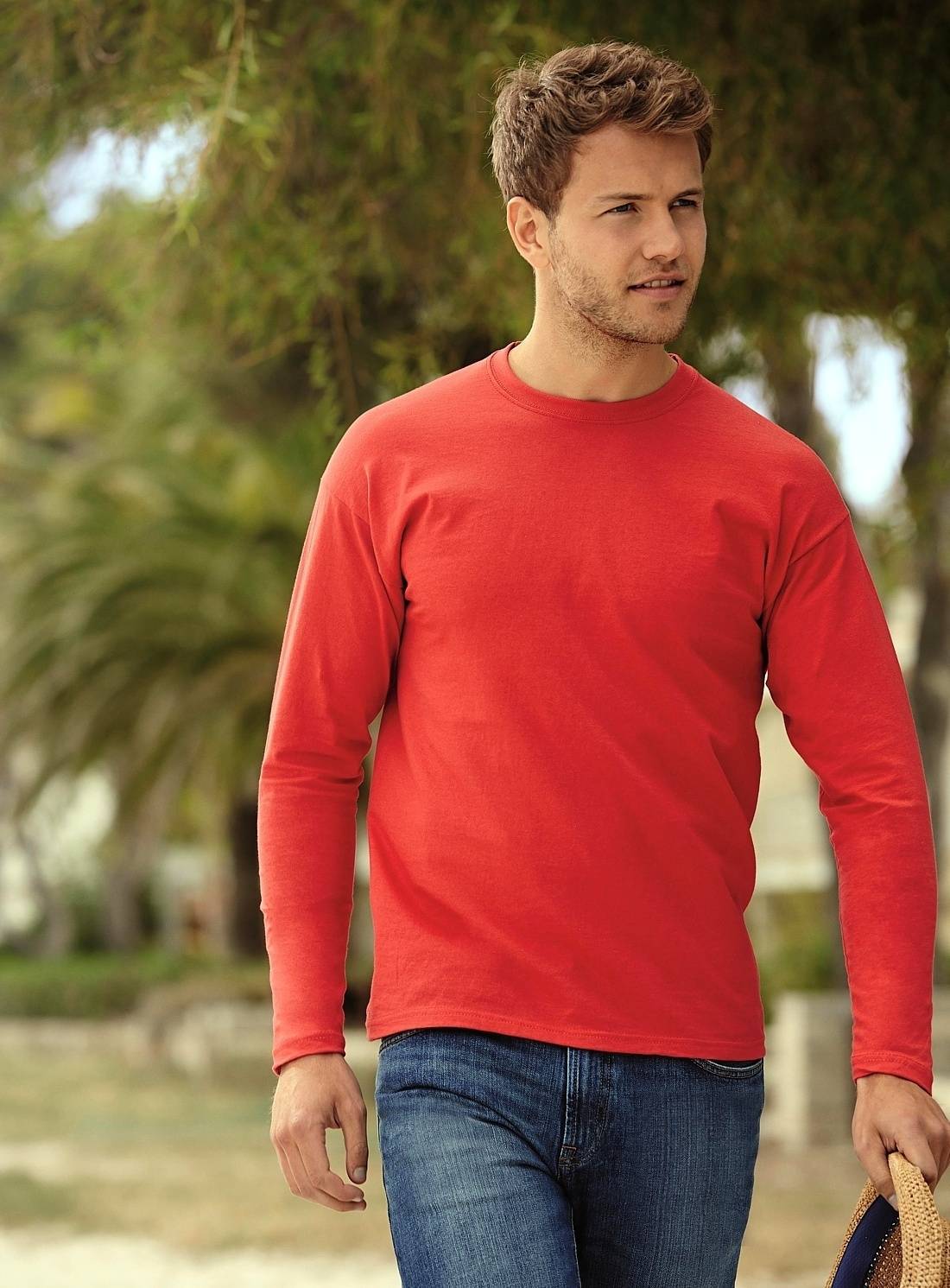 Męska bluzka z długim rękawem