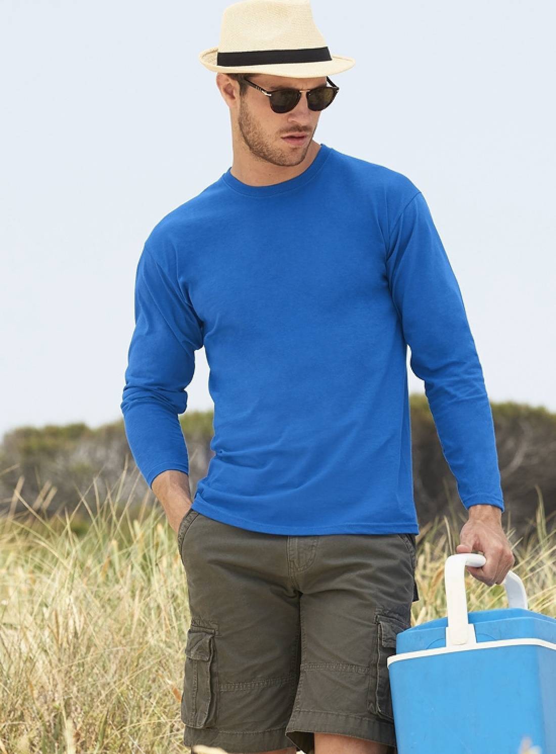 Męska bluzka z długim rękawem