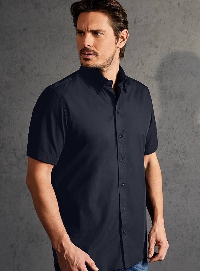 Męska elegancka koszula z krótkim rękawem Promodoro