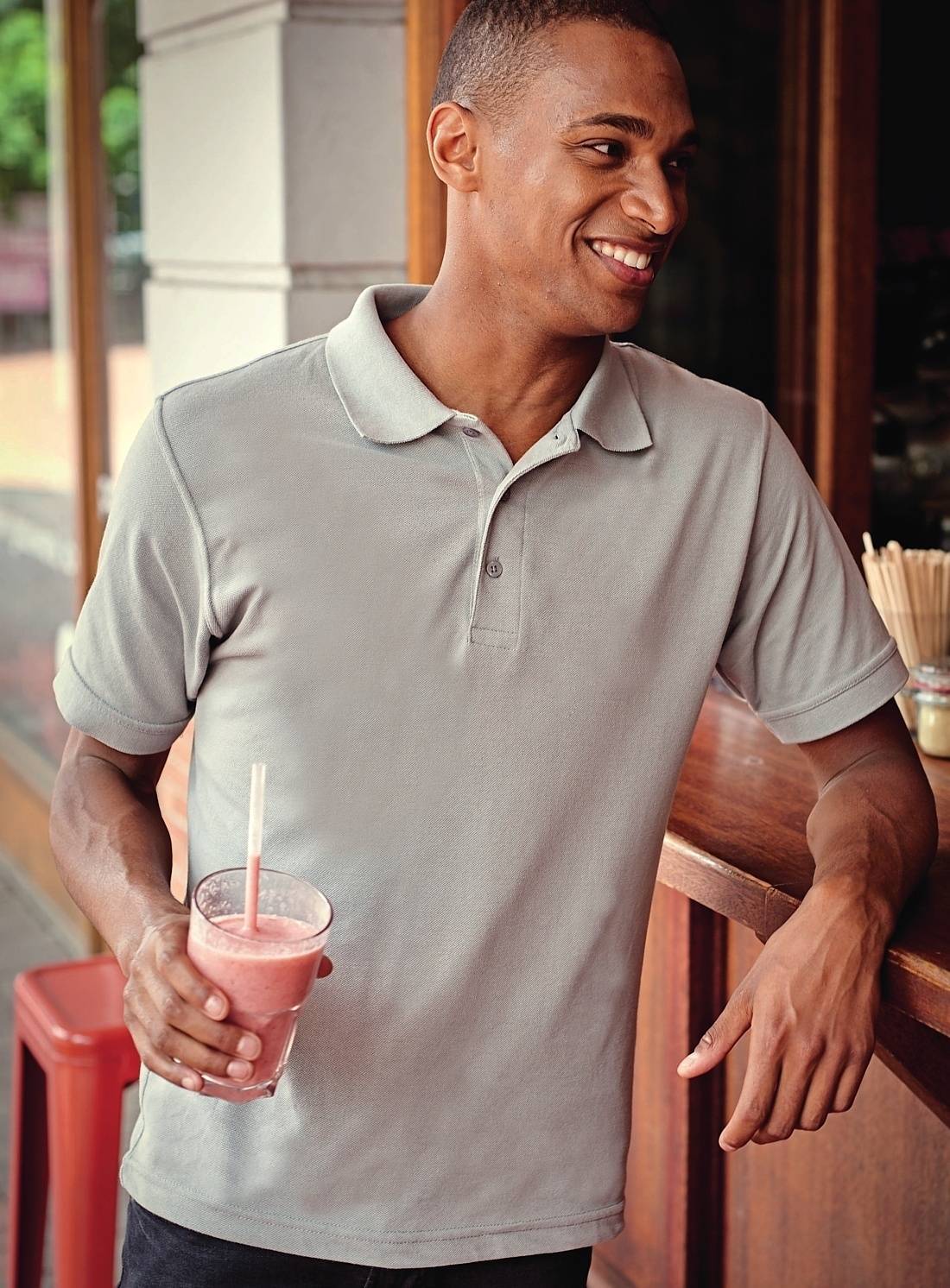 Męska klasyczna koszulka polo 65/35