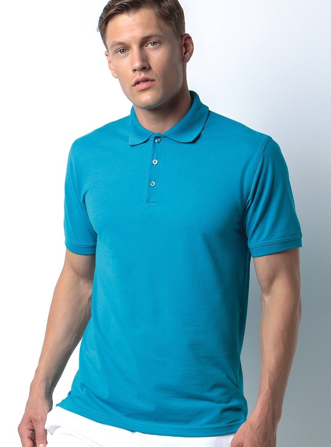 Męska klasyczna koszulka polo Slim Fit Superwash 60°