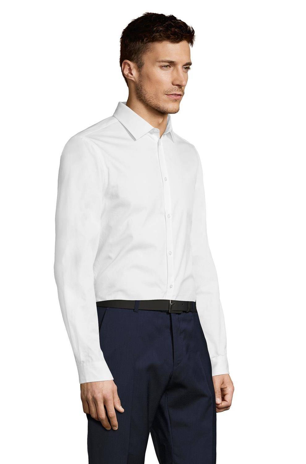 Męska koszula o wyrazistej strukturze materiału