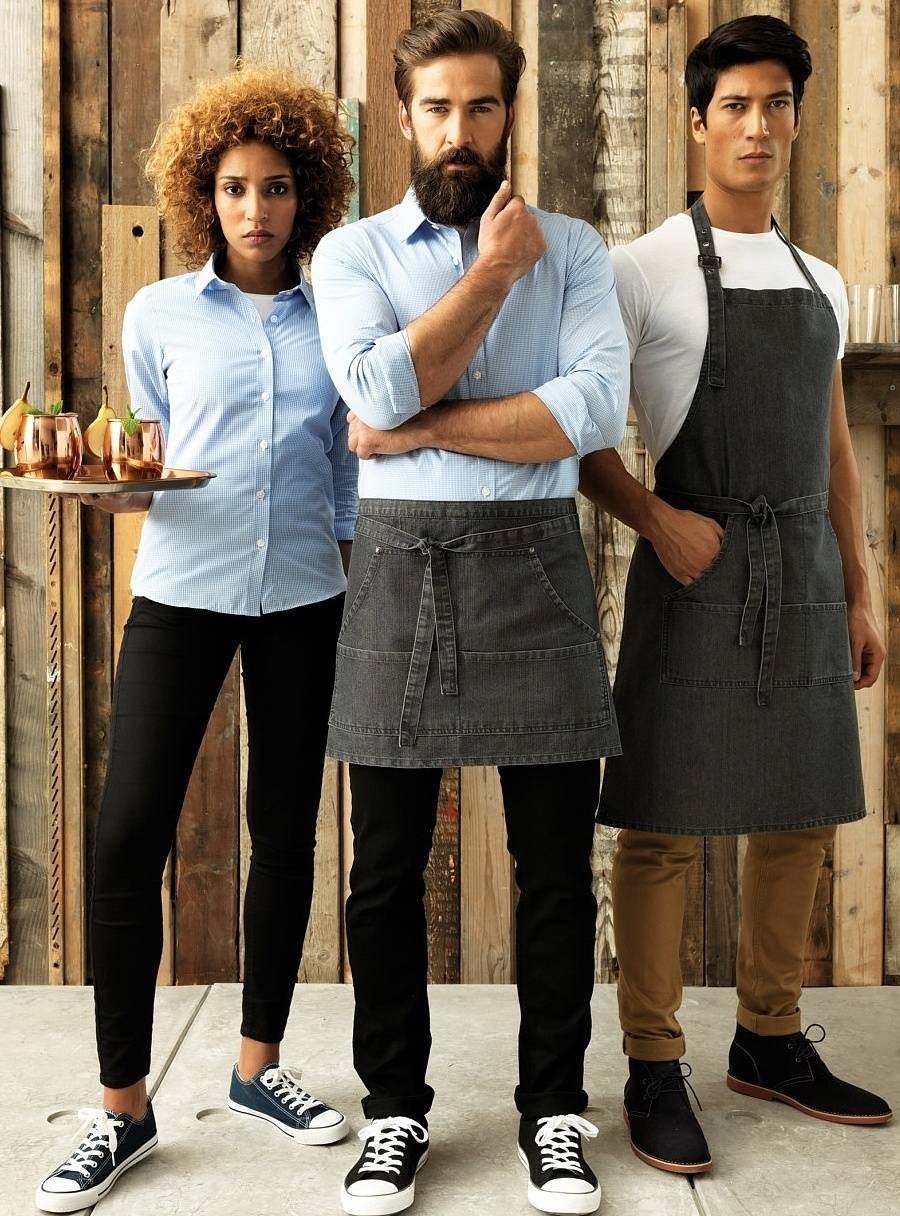 Męska koszula w drobną kratę Premier Workwear