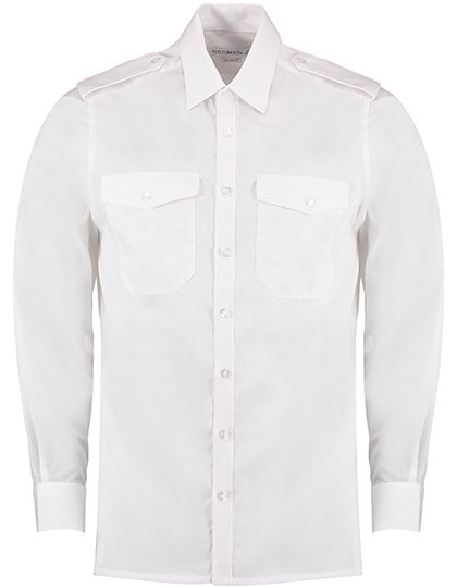 Męska koszula z długimi rękawami typu pilotka