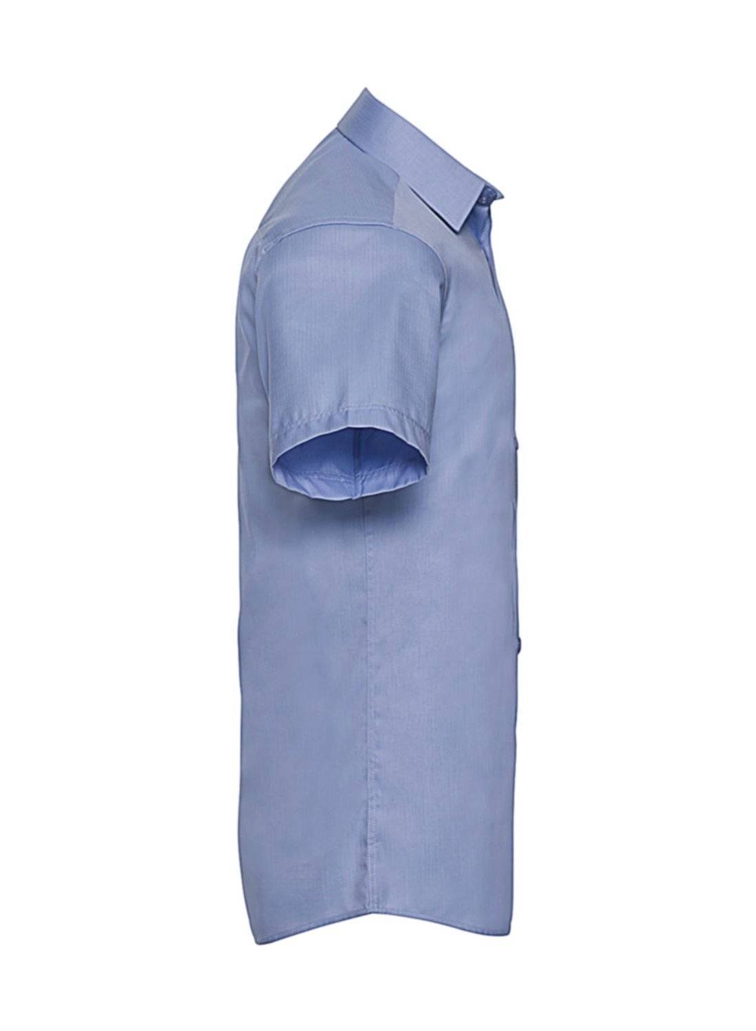 Męska koszula z krótkim rękawem Herringbone