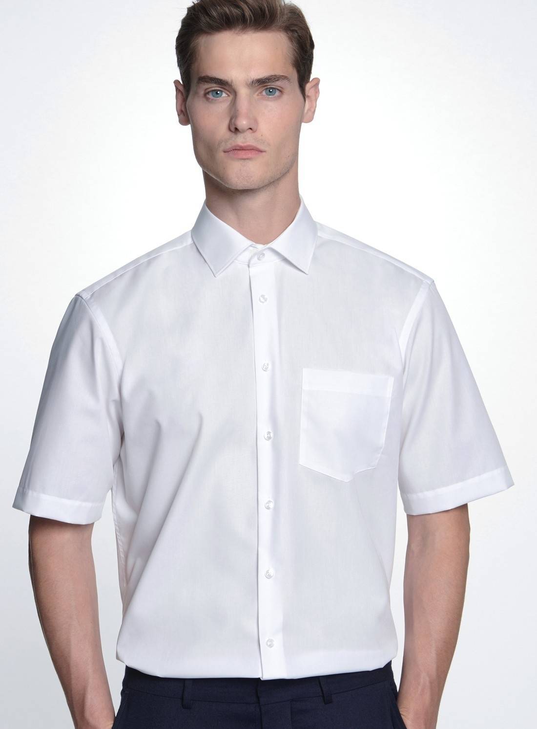 Męska koszula z krótkimi rękawkami marki Seidensticker