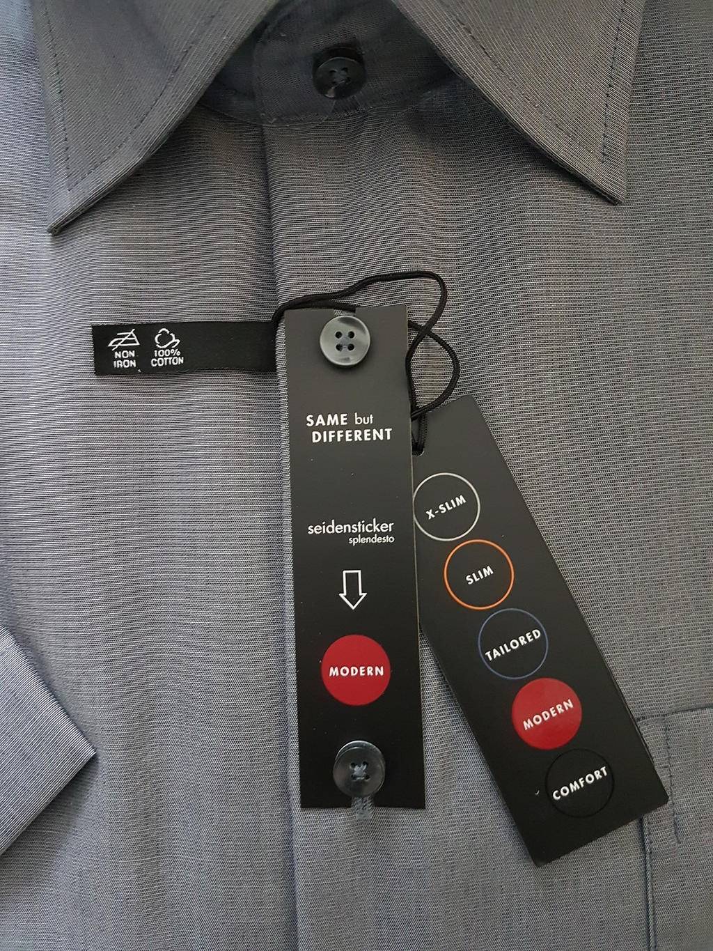 Męska koszula z krótkimi rękawkami marki Seidensticker