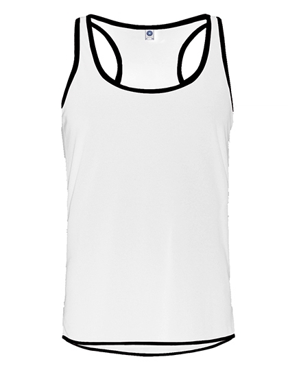 Męska koszulka sportowa bez rękawów Contrast Technical