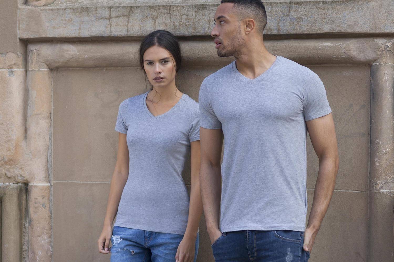 Męska koszulka w szpic Stretch Feel Good