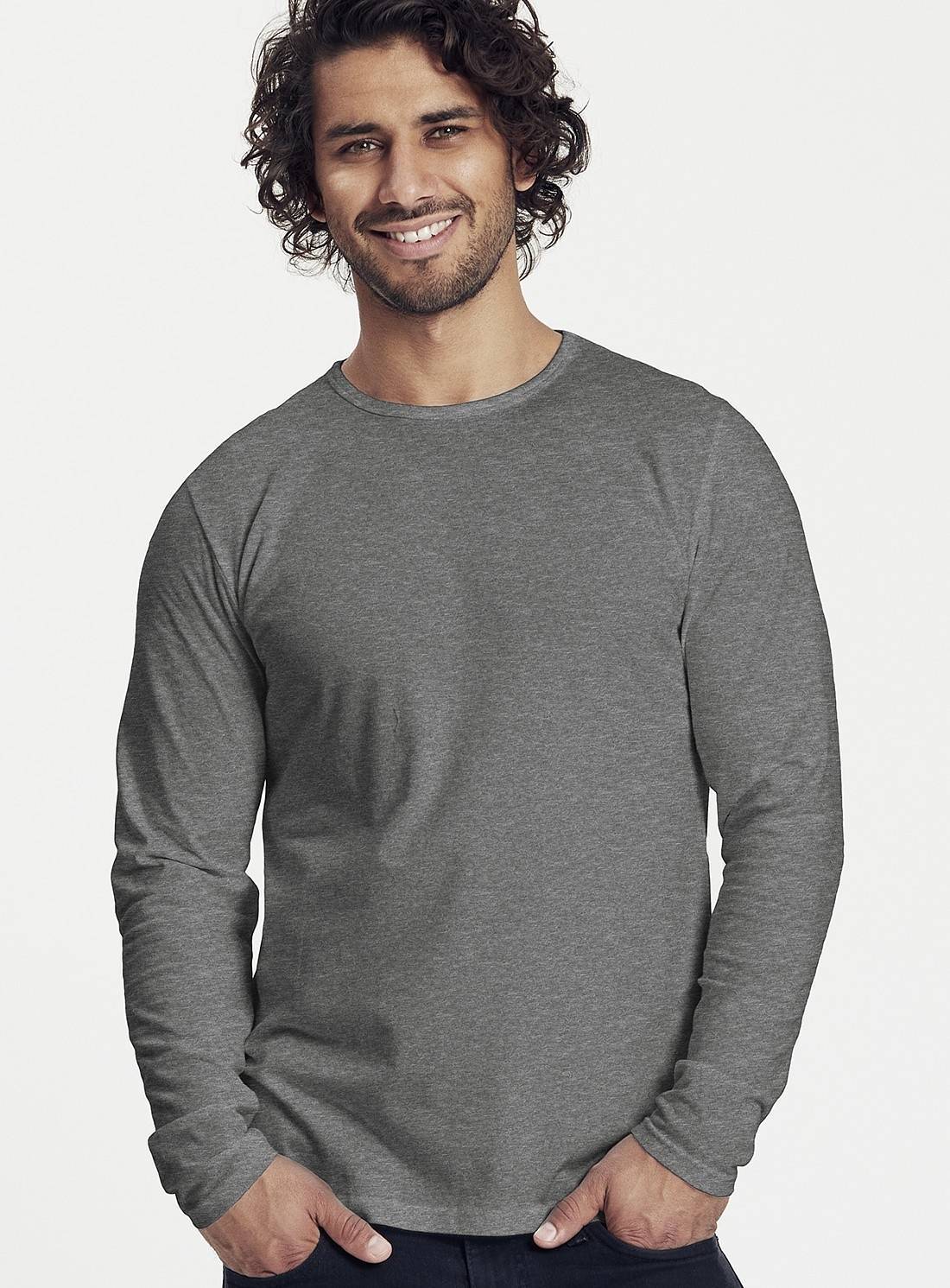 Męska koszulka z długim rękawem