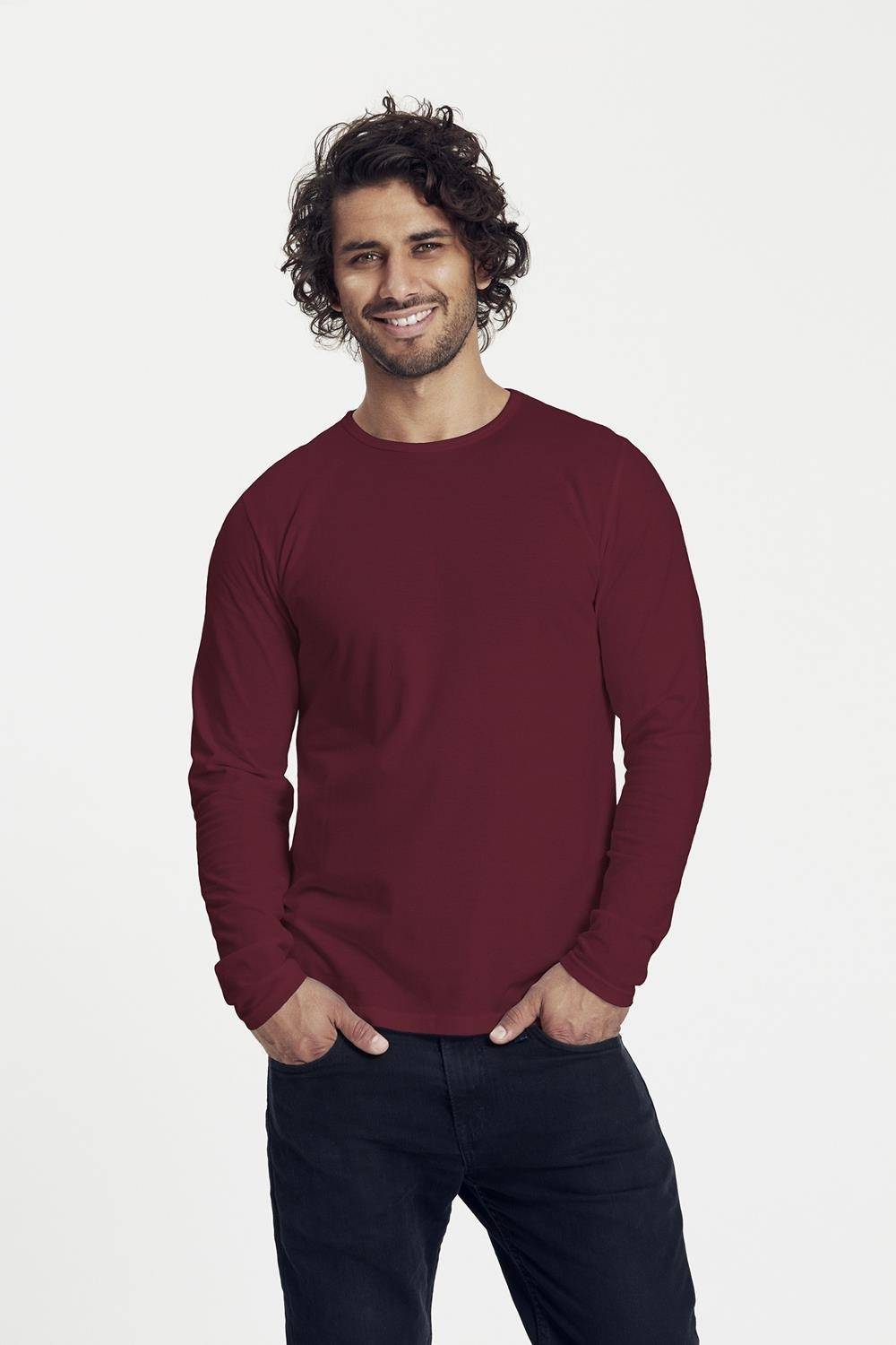 Męska koszulka z długim rękawem