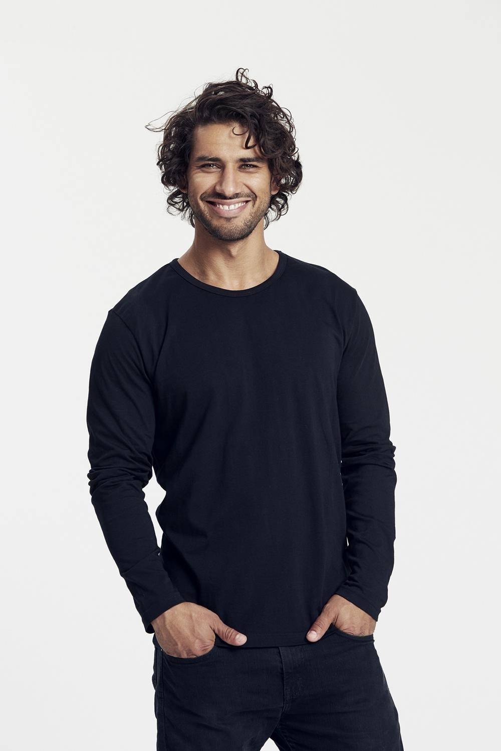 Męska koszulka z długim rękawem