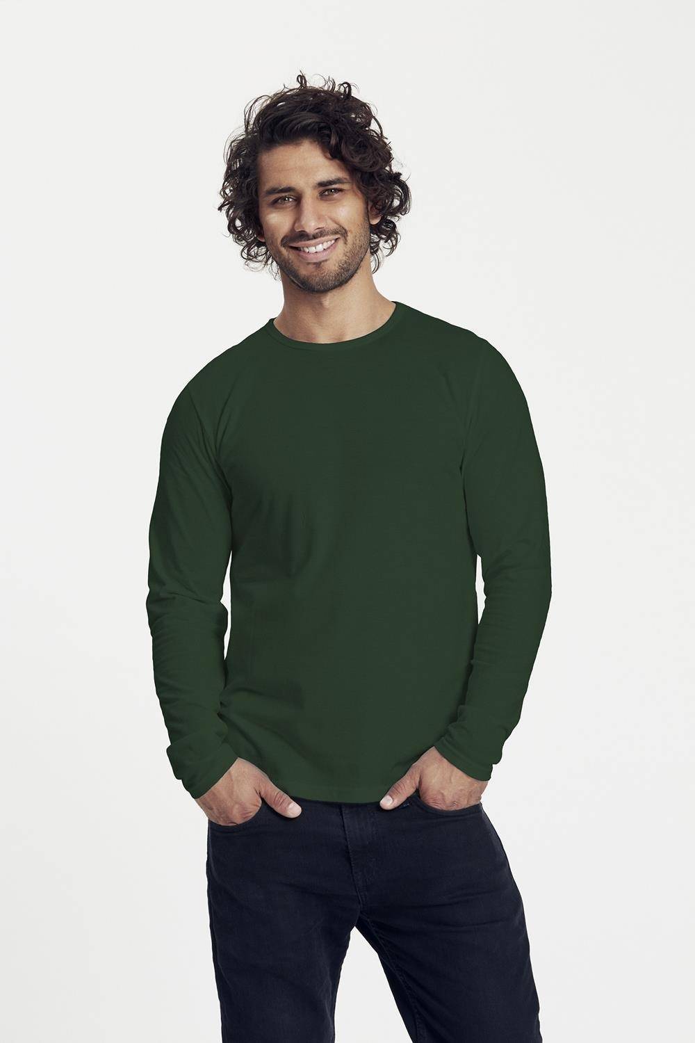 Męska koszulka z długim rękawem