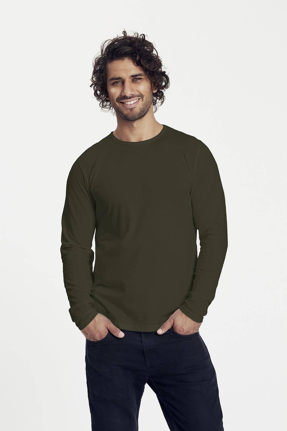 Męska koszulka z długim rękawem