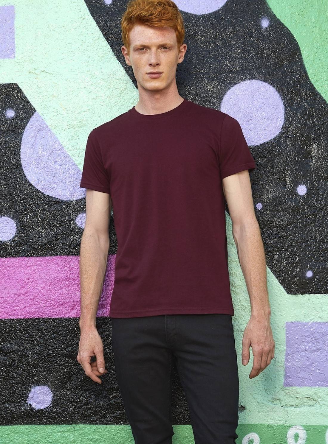 Męska koszulka z dzianiny Single Jersey marki B&C