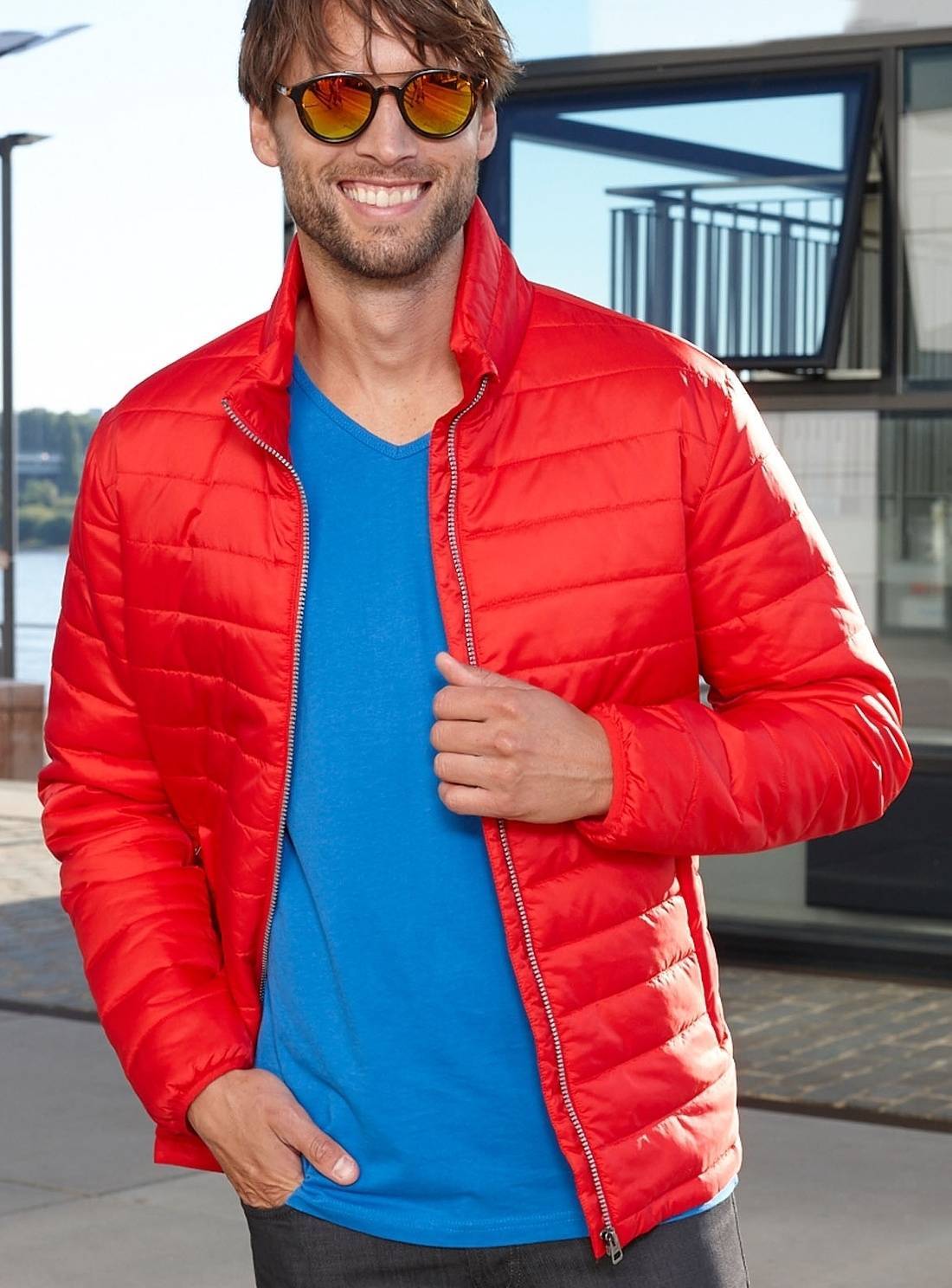 Męska kurtka pikowana James&Nicholson