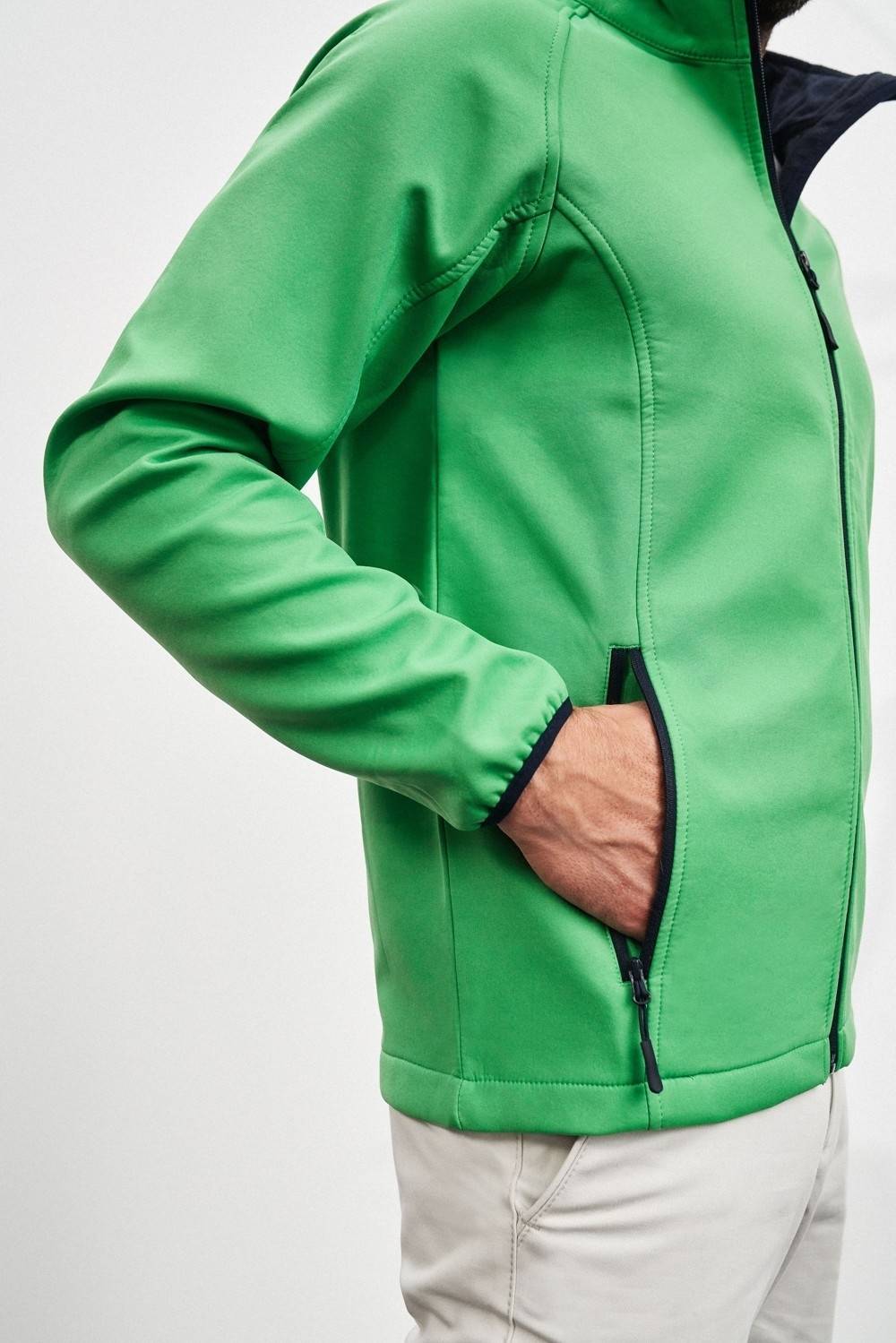 Męska kurtka softshell James&Nicholson Promo