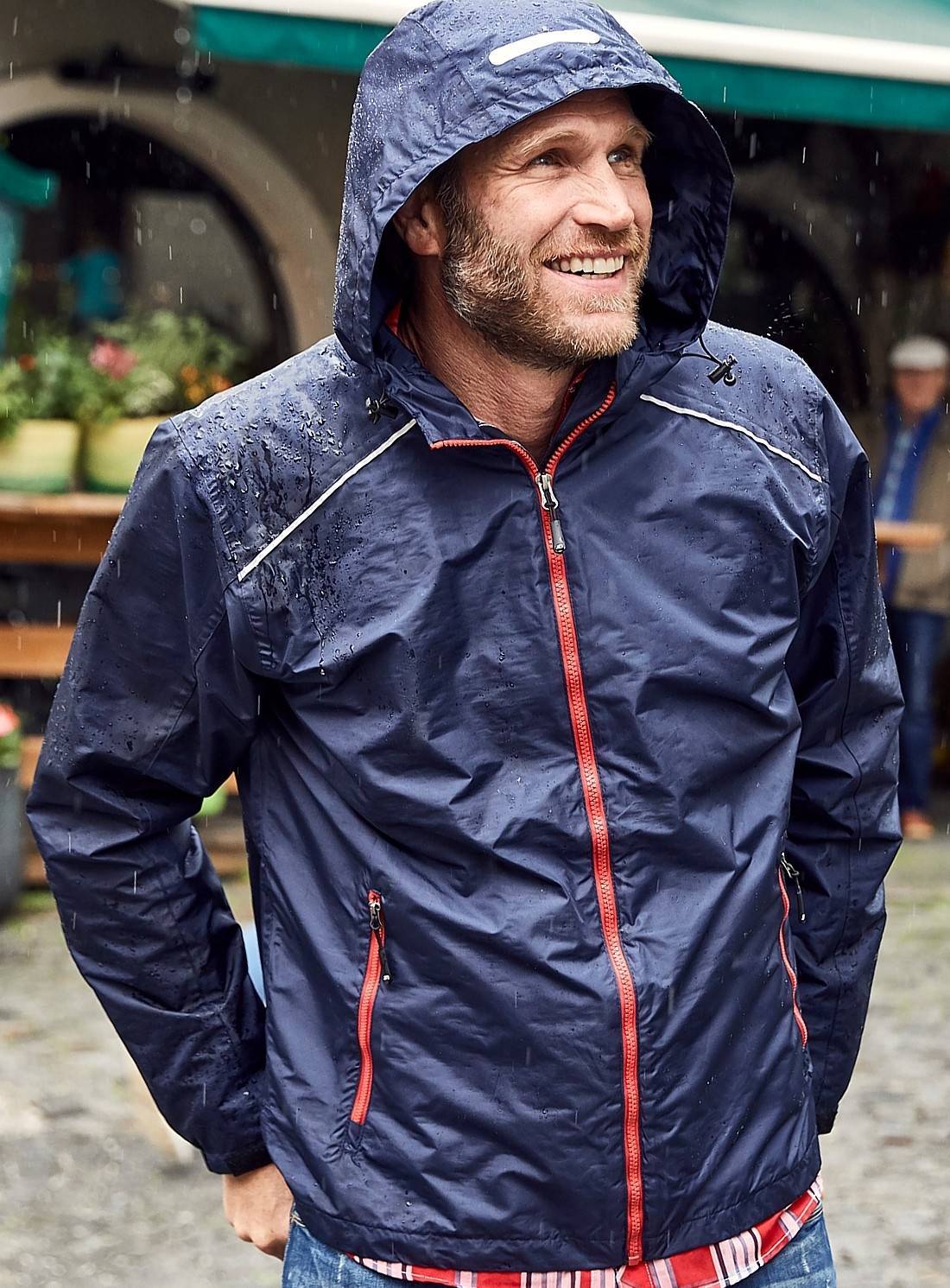 Męska kurtka z elementami odblaskowymi James&Nicholson