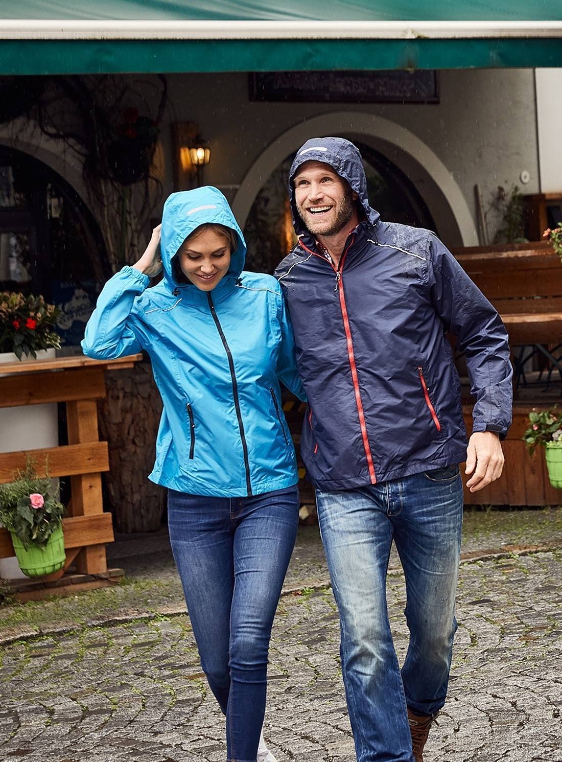 Męska kurtka z elementami odblaskowymi James&Nicholson