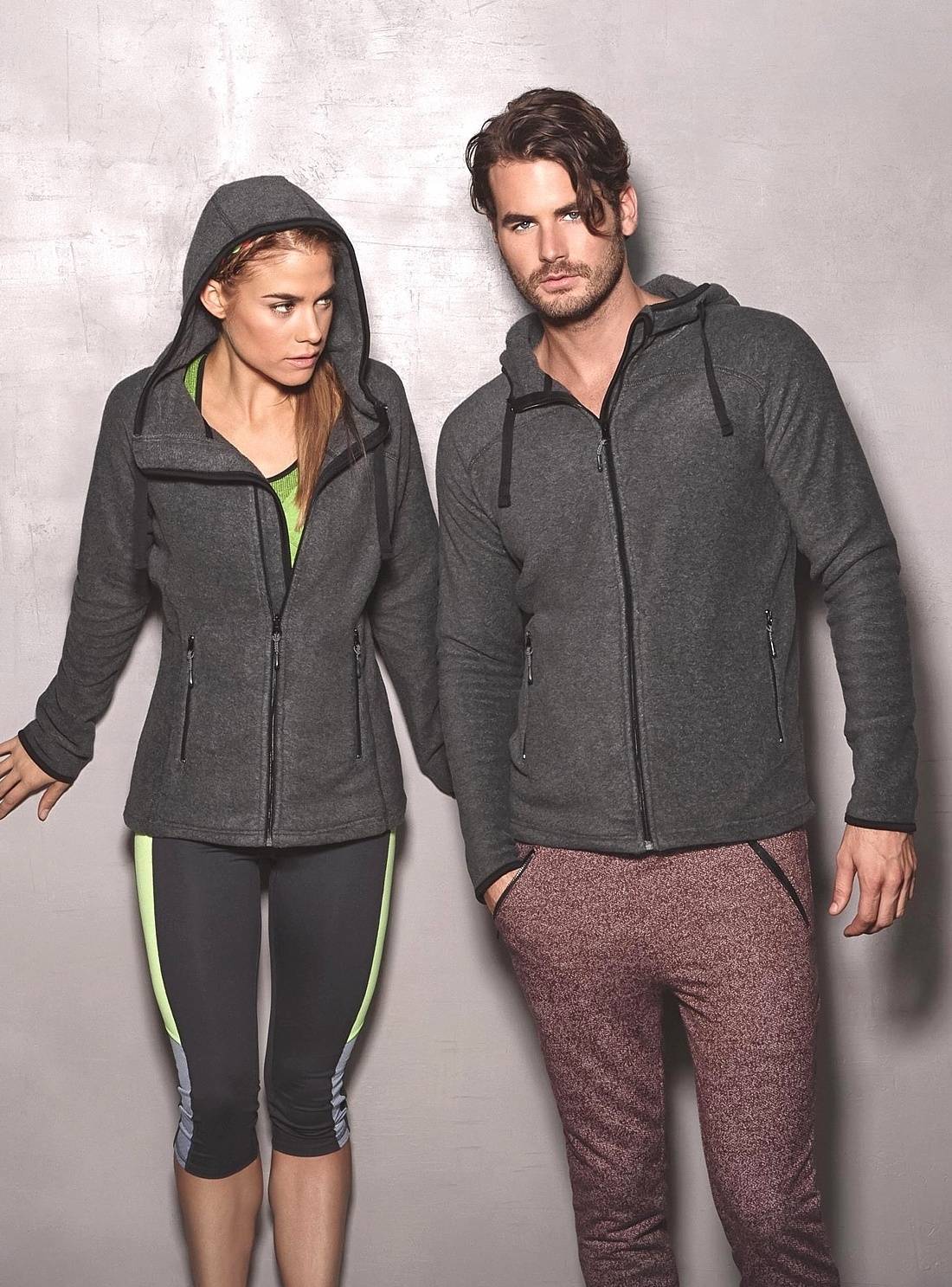 Męska kurtka z kapturem z polaru Active Power